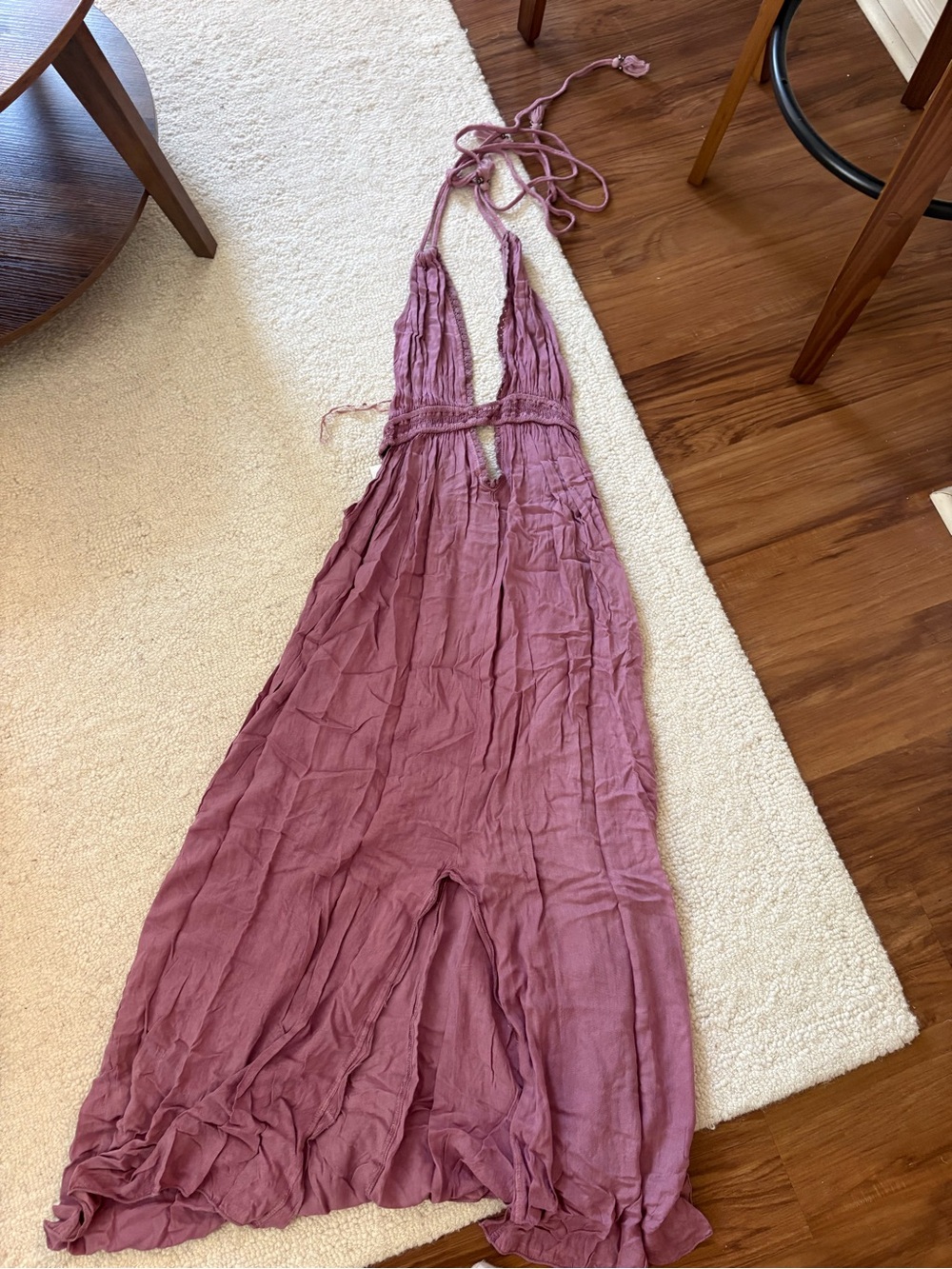 Raviya Mauve Halter Maxi Dress